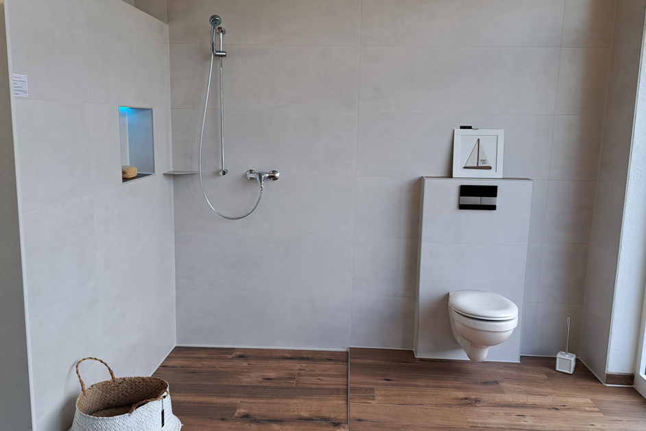 Badezimmer in unserer Ausstellung in Wittmund